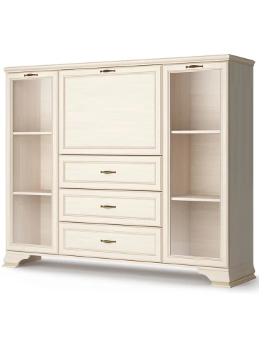 Шкаф Сиена низкий 2дв, бежевый