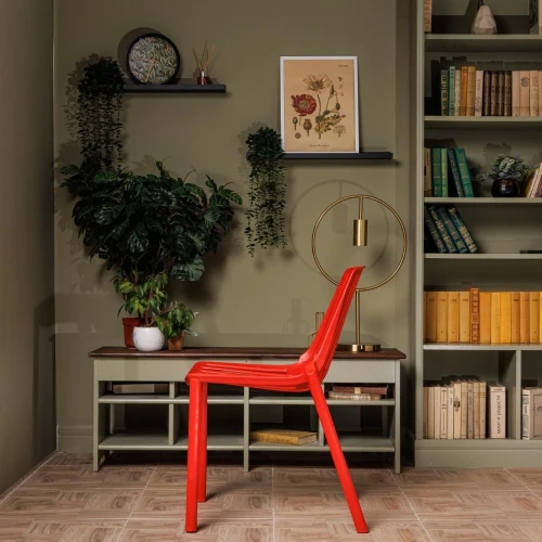 Пластиковый стул NICO красный