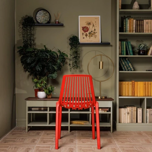 Пластиковый стул NICO красный