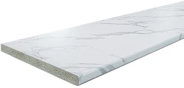 Столешница Hard-38U Прямая (упак.) Гранит белый