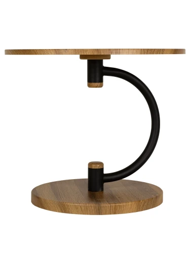 Стол журнальный Дуэт 13 дуб вотан/черный