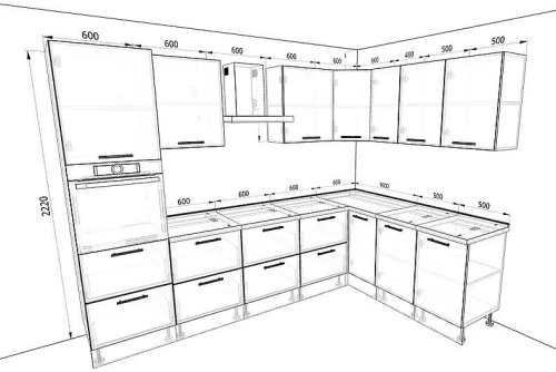 Кухня Оптима Комплектация 6