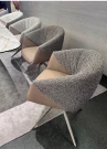 Стул ГИССЕН (GISSEN) 360 град, цвет КОФЕ HP032-08A PU / V885-1, ткань/ экокожа/ ТЕМНО-СЕРЫЙ, ®DISAUR Стул ГИССЕН (GISSEN) 360 град, цвет КОФЕ HP032-08A PU / V885-1, ткань/ экокожа/ ТЕМНО-СЕРЫЙ, ®DISAUR