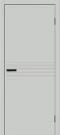 Межкомнатная дверь BRAVO Граффити-23.Д Grey Pro