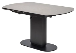 Стол KAI 140 TL-110 поворотная система раскладки, испанская керамика / Темно-серый / Черный, ®DISAUR Стол KAI 140 TL-110 поворотная система раскладки, испанская керамика / Темно-серый / Черный, ®DISAUR