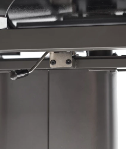 Стол KAI 140 TL-110 поворотная система раскладки, испанская керамика / Темно-серый / Черный, ®DISAUR