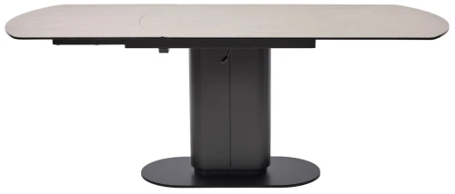 Стол KAI 140 TL-110 поворотная система раскладки, испанская керамика / Темно-серый / Черный, ®DISAUR