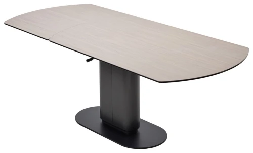 Стол KAI 140 TL-110 поворотная система раскладки, испанская керамика / Темно-серый / Черный, ®DISAUR