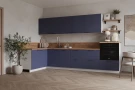 Кухонный гарнитур КГ Угловой 1500х3150 (с пм) , Ежевика  Арника РМ в.4