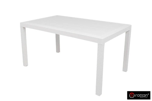 Комплект столовой группы Nebraska Dinner Set, белый