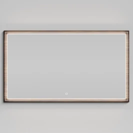 Зеркало Лайт 140, Палисандр ПВХ 43101