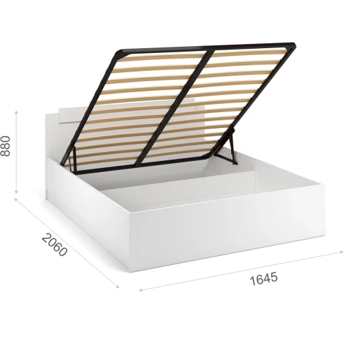 Кровать «Чикаго» 160 с ПМ, белый