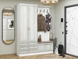 Готовая прихожая Стиль-03 White Dreamline