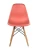 GH801/DC111 Стул пластиковый, КОРАЛЛ, каркас бук