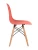 GH801/DC111 Стул пластиковый, КОРАЛЛ, каркас бук