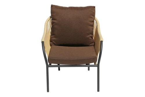 Набор мебели Селена  арт.SE-MТ001,SE-MТ002,SE-MТ003 Коричнево/бежевый,  коричневый "Garden story"