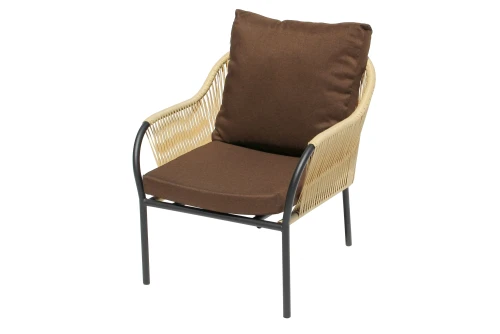 Набор мебели Селена  арт.SE-MТ001,SE-MТ002,SE-MТ003 Коричнево/бежевый,  коричневый "Garden story"