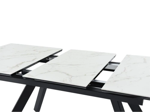 Стол «Como» Calacata vaglioro, каркас черный