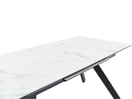 Стол «Como» Calacata vaglioro, каркас черный