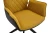 DC875 Стул мягкий поворот. с подлокот., ГОРЧИЧНЫЙ/КОРЧ/#BREGO77/YUMA38, каркас металл черный КВАДРАТ