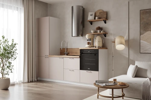 Готовая кухня КГ 2400 ПВХ, Магнолия Арника РМ в.9