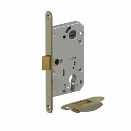 Замок для межкомнатной двери BRAVO Bravo P-3-CL AB Бронза