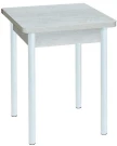 Эко 60х60 стол обеденный раскладной / бетон белый/белый Эко 60х60 стол обеденный раскладной / бетон белый/белый