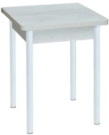 Эко 60х60 стол обеденный раскладной / бетон белый/белый