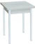 Эко 60х60 стол обеденный раскладной / бетон белый/белый