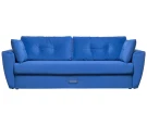 Диван еврокнижка Амстердам 160 ЛЮКС 07 ВЕЛЮР СИНИЙ