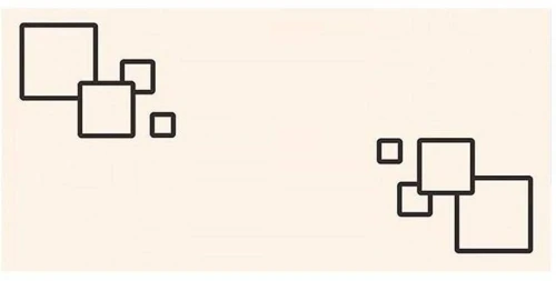 Альфа фотопечать стол обеденный раздвижной / квадраты на бежевом/дуб молочный/белый