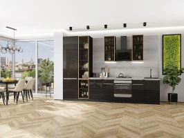 Кухонный гарнитур Фьюжн-08 Anthracite-Graphite