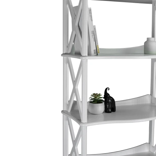 Этажерка Джульетта-4 широкая, молочный дуб Л