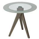 Стол журнальный Рилле 441 шимо/стекло прозрачное