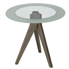 Стол журнальный Рилле 441 шимо/стекло прозрачное
