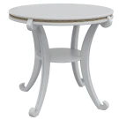 Стол журнальный Глория М молочный дуб Л