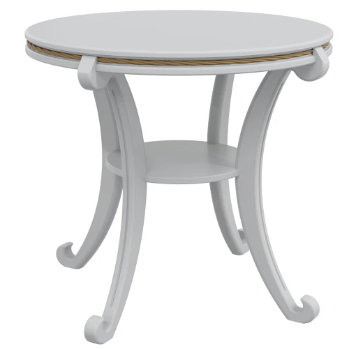 Стол журнальный Глория М молочный дуб Л