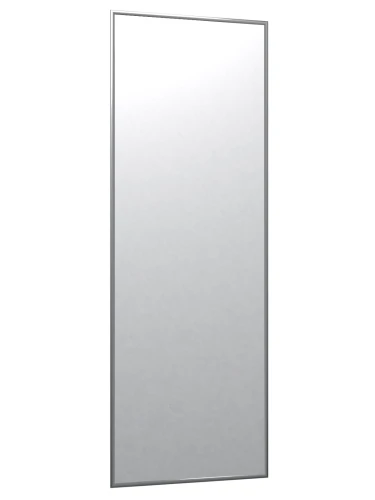 Зеркало настенное в раме Сельетта-5, матовое серебро 150 см х 50 см