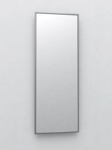 Зеркало настенное в раме Сельетта-5, матовое серебро 150 см х 50 см