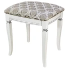 Банкетка Васко В 106Н белый/серебро, Маркус серебро