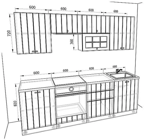 Кухня Прованс Комплектация 6