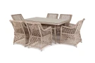 "Латте" обеденная группа плетеная, цвет бежевый "Латте" обеденная группа плетеная, цвет бежевый