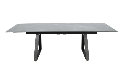 Стол Монако NEW, Керамогранит, Черный матовый муар/Bayona grey/