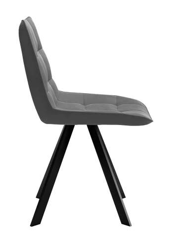 Стул DikLine 229 поворотный, B28 ANTRACITE, ножки черные