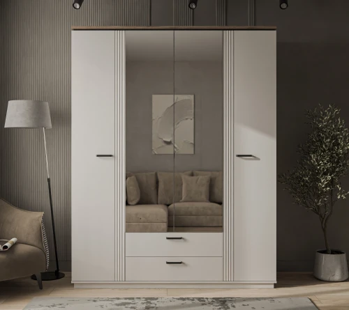 VINATI, Шкаф 4DG2S Z. Цвет ПЕРСИДСКИЙ ЖЕМЧУГ/ АМАРОК