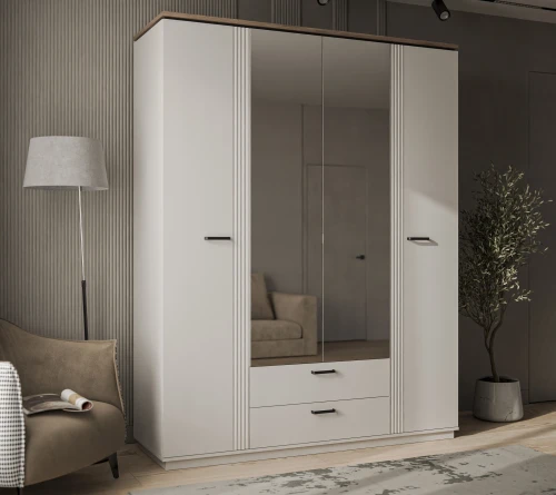 VINATI, Шкаф 4DG2S Z. Цвет ПЕРСИДСКИЙ ЖЕМЧУГ/ АМАРОК