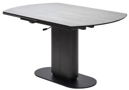Стол KAI 140 TL-58 поворотная система раскладки, испанская керамика / Темно-серый / Черный, ®DISAUR Стол KAI 140 TL-58 поворотная система раскладки, испанская керамика / Темно-серый / Черный, ®DISAUR