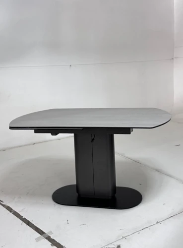 Стол KAI 140 TL-58 поворотная система раскладки, испанская керамика / Темно-серый / Черный, ®DISAUR