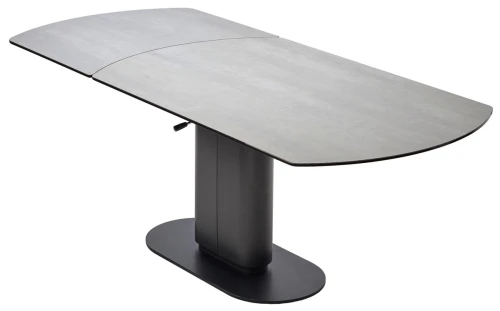 Стол KAI 140 TL-58 поворотная система раскладки, испанская керамика / Темно-серый / Черный, ®DISAUR