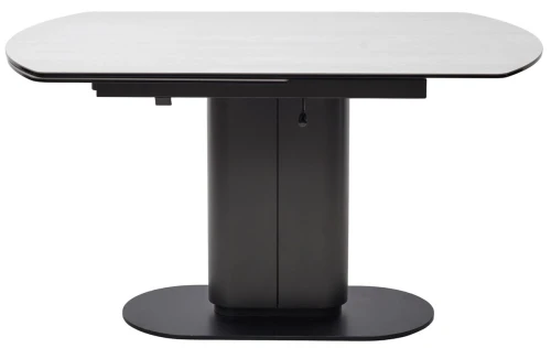 Стол KAI 140 TL-58 поворотная система раскладки, испанская керамика / Темно-серый / Черный, ®DISAUR